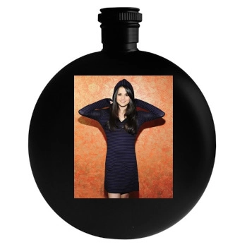 Selena Gomez Round Flask