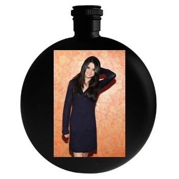 Selena Gomez Round Flask