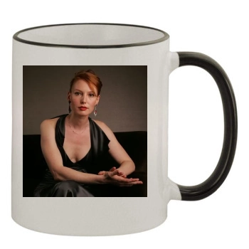 Alicia Witt 11oz Colored Rim & Handle Mug