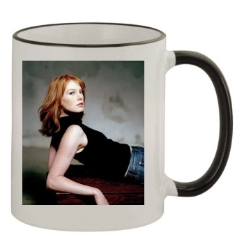 Alicia Witt 11oz Colored Rim & Handle Mug