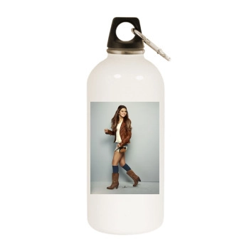 Selena Gomez White Water Bottle With Carabiner