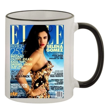 Selena Gomez 11oz Colored Rim & Handle Mug