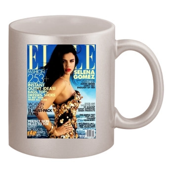 Selena Gomez 11oz Metallic Silver Mug