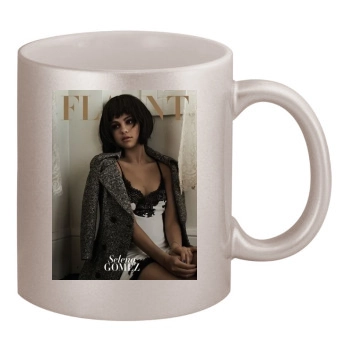 Selena Gomez 11oz Metallic Silver Mug