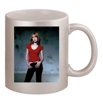 Alicia Witt 11oz Metallic Silver Mug