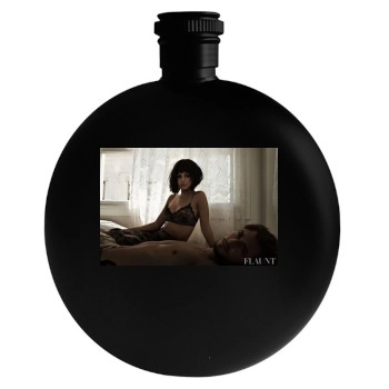 Selena Gomez Round Flask