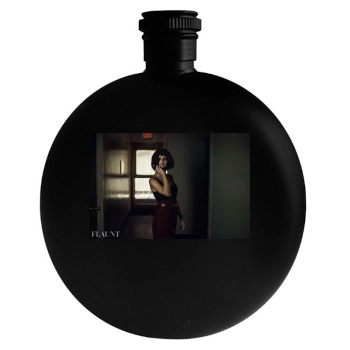 Selena Gomez Round Flask