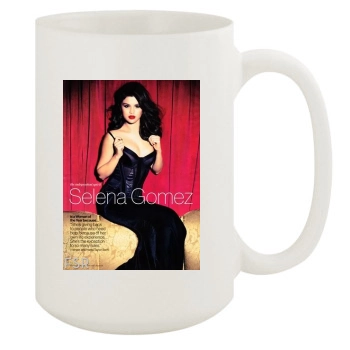 Selena Gomez 15oz White Mug