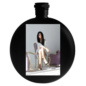 Selena Gomez Round Flask