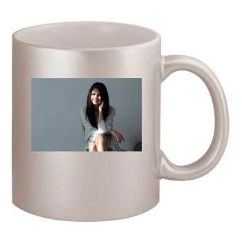 Selena Gomez 11oz Metallic Silver Mug