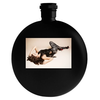 Selena Gomez Round Flask