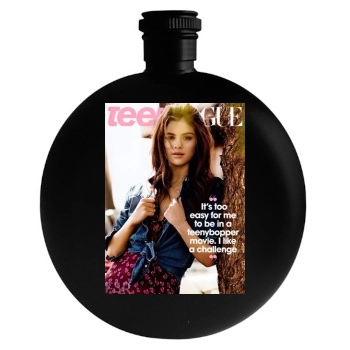 Selena Gomez Round Flask