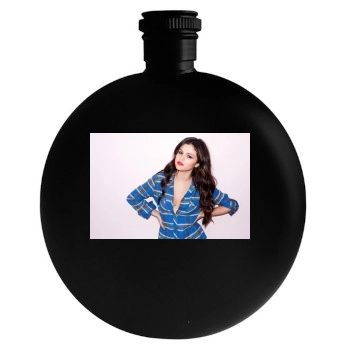 Selena Gomez Round Flask