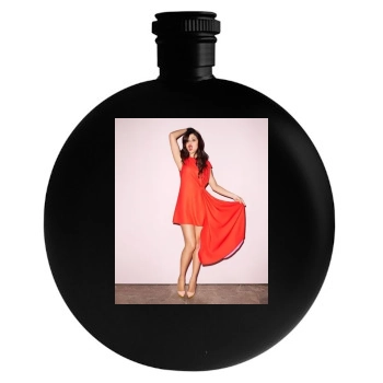 Selena Gomez Round Flask