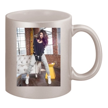 Selena Gomez 11oz Metallic Silver Mug