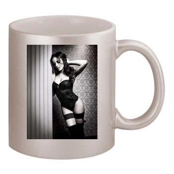 Selita Ebanks 11oz Metallic Silver Mug