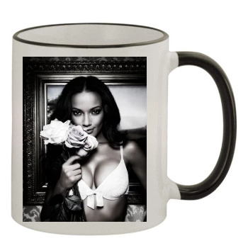 Selita Ebanks 11oz Colored Rim & Handle Mug