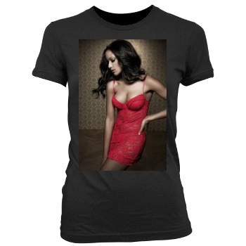 Selita Ebanks Women's Junior Cut Crewneck T-Shirt