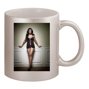 Selita Ebanks 11oz Metallic Silver Mug