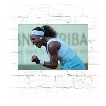 Serena Williams Metal Wall Art