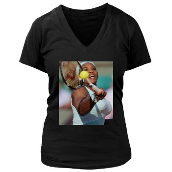 Serena Williams Women's Deep V-Neck TShirt