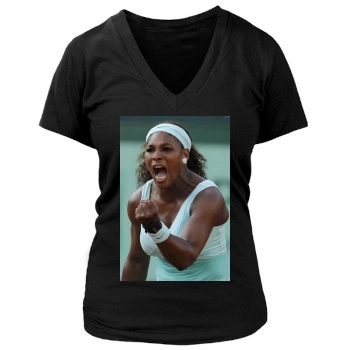 Serena Williams Women's Deep V-Neck TShirt