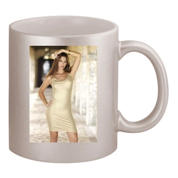 Alina Vacariu 11oz Metallic Silver Mug