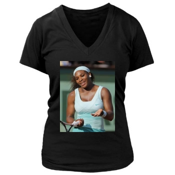 Serena Williams Women's Deep V-Neck TShirt