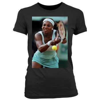 Serena Williams Women's Junior Cut Crewneck T-Shirt