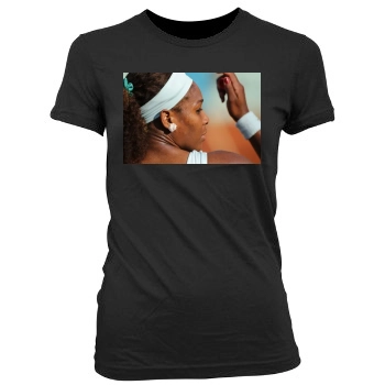 Serena Williams Women's Junior Cut Crewneck T-Shirt