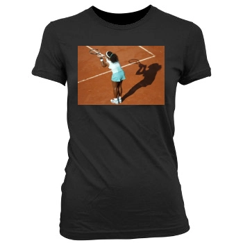 Serena Williams Women's Junior Cut Crewneck T-Shirt