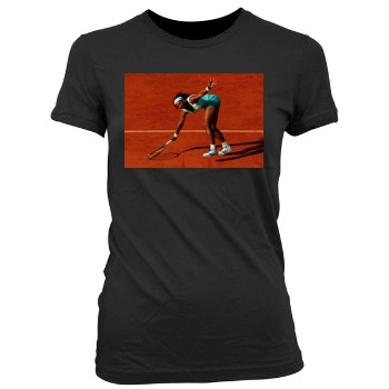 Serena Williams Women's Junior Cut Crewneck T-Shirt