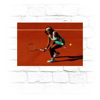 Serena Williams Metal Wall Art