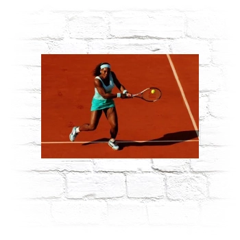 Serena Williams Metal Wall Art