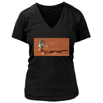 Serena Williams Women's Deep V-Neck TShirt