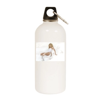 Shakira White Water Bottle With Carabiner