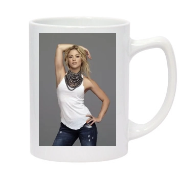 Shakira 14oz White Statesman Mug