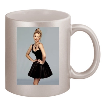 Shakira 11oz Metallic Silver Mug