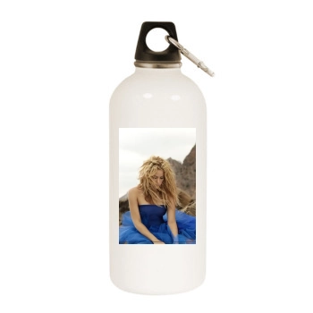 Shakira White Water Bottle With Carabiner