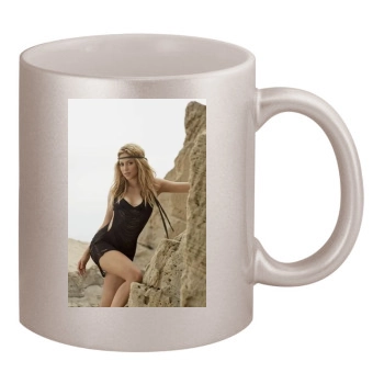 Shakira 11oz Metallic Silver Mug