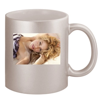 Shakira 11oz Metallic Silver Mug