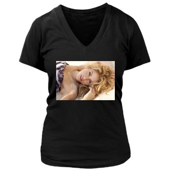 Shakira Women's Deep V-Neck TShirt