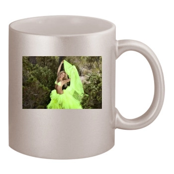 Shakira 11oz Metallic Silver Mug