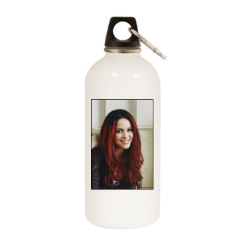 Shakira White Water Bottle With Carabiner