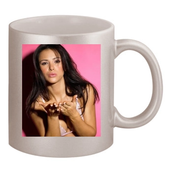 Alina Vacariu 11oz Metallic Silver Mug