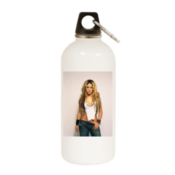 Shakira White Water Bottle With Carabiner