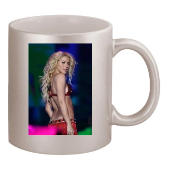 Shakira 11oz Metallic Silver Mug