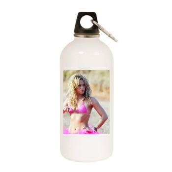 Shakira White Water Bottle With Carabiner