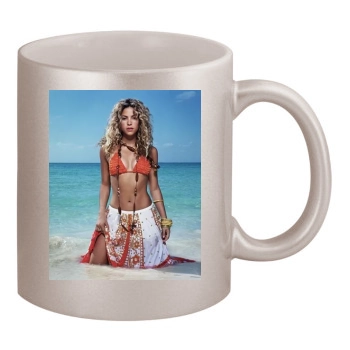 Shakira 11oz Metallic Silver Mug