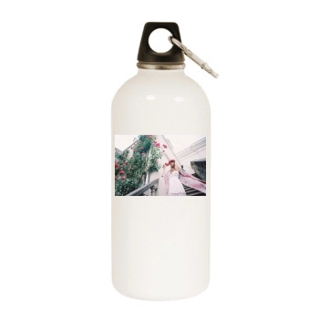 Shane van der Westhuizen White Water Bottle With Carabiner